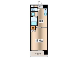 美谷ハイツ柵下の物件間取画像